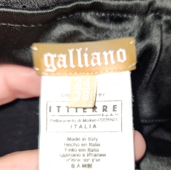 RARE!! Nordic Poetry Vintage 2000 Galliano Black Bodycon Corset Dress. - Picture 4 of 5